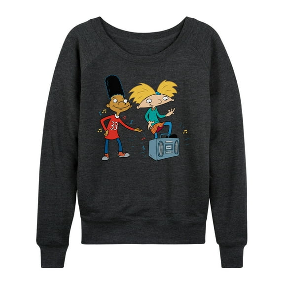 Hey Arnold! - HA Air Guitar - Women's Lightweight French Terry Long Sleeve Shirt