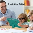 thumbnail image 2 of Kids Tablets, Android 12 Tablet for Kids, 4GB RAM 32GB ROM Toddler Tablet 7 inch IPS Screen, Parental Control, 2+5MP Dual Camera, Shockproof Case for Educational, Games, 2 of 7