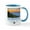 White/Blue Inside, variant on CafePress - Great Smoky Mountains - 11 oz Ceramic Mug - Novelty Coffee Tea Cup