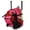 Pink, variant on Exxact Sports Baseball Bag for Boys and Girls, Softball Bag Backpack with Helmet Holder, Includes Shoe Compartment, Fence Hook, Holds Glove and Bat (Pink)