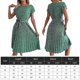 thumbnail image 2 of Vestido De Mujer Vestido de primavera y verano para mujer, elegante vestido floral para fiesta (verde XL) Ygjytge para Mujer Verde T M, 2 of 8