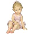 thumbnail image 1 of Cosmos 10620 Fine Porcelain Ballerina Warming Up Figurine 3-3/4-Inch, 1 of 3