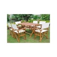 thumbnail image 2 of International Caravan Cariati Acacia Wood 7 Piece Patio Group, 2 of 2