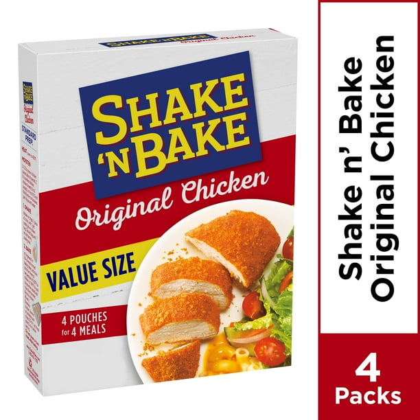 Kraft Shake 'N Bake Original Chicken Seasoned Coating Mix, 4 ct