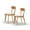 Oak, variant on Solid Oak Wood Dining Chairs Wooden Dining Chairs with Wide Seat and Backrest Oak Wood Kitchen Chairs for Dining Room, Kitchen, Living Room, Walnut