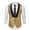 Gold-02, variant on Men's 2-Button Sequin Suit Vest - Casual Formal Shiny Waistcoat for Nightclub Party