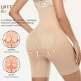 thumbnail image 4 of Pantalones abdominales de cintura alta para mujer, mallas posparto que levantan la cintura, el abdomen y la cadera, pantalones ajustados con ajuste de hebilla, pantalones moldeadores de, 4 of 5