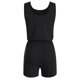 thumbnail image 5 of Mono sin mangas Sunloudy para mujer, mono de color liso con cuello en U y botones con cordón y bolsillos Sunloudy  S M L XL, 5 of 9