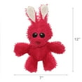 thumbnail image 6 of Mighty Microfiber Ball Med Rabbit Durable Plush Squeaky Dog Toy, 6 of 8