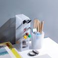thumbnail image 1 of Home Pencil Office School Storage Cylinder Shape Multi Grid Pen Holder Multifunction Stationery Divided Desk, 1 of 6