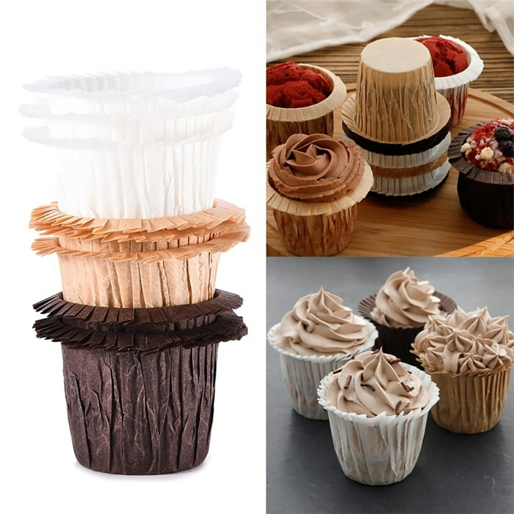 Windfall 30Pcs Tulip Cupcake Baking Cups, Muffin Baking Liners Holders