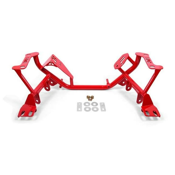 BMR Suspension Ford Mustang K-Member Standard Version with Coilover Perches - Red | Part KM731R