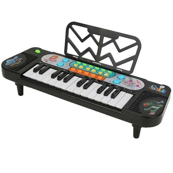 Electric Piano, Round Around Musical Instruments Piano Toy, For Beginners Practice Electric Piano
