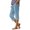 Sky Blue, variant on Charmgo Capri Pants for Women, Women's Casual Loose Cotton and Linen Pants with Pocket Cropped Trousers Pants Wide Leg Pants for Women Trendy Army Green L