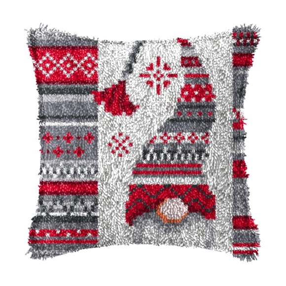 Funda de almohada navideña LAPATAIN, 43 x 43 cm, hecha a mano