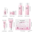 thumbnail image 2 of LAIKOU- Set de cuidado de la piel JAPAN SAKURA Sets de regalo de belleza para mujeres Kit de cuidado de la piel con limpiador, t&oacute;nico, loci&oacute;n, suero,, 2 of 8
