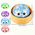 thumbnail image 3 of Dumpling Squishy Light Up Bun Stress Relief Toy, Slow Rising Elastic Squeeze Fidget Toys Random Style Adult Handheld, 3 of 6