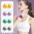thumbnail image 6 of 1pc Sports Wristband Wrist Support Wrist Sweat Bands for Running Gym Tennis, 6 of 8