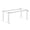 White, variant on Desky Quad Sit Stand Desk Frame - White