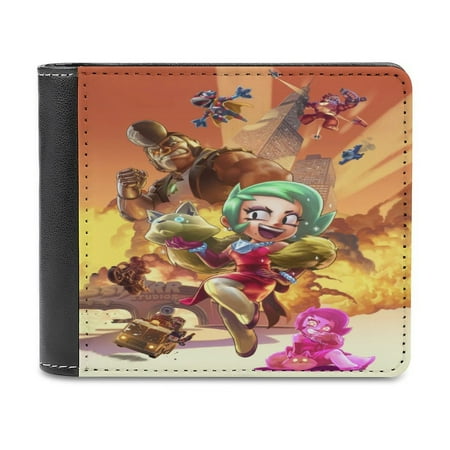Brawl Stars Wallet for Men Bifold Wallets Leather Purse Clutch Card Holders Travel Wallet Thin Money Bag Cash Case Coin Purse
