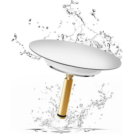 Bouchon de baignoire universel, 72mm de diamètre, 1 pièce, pour