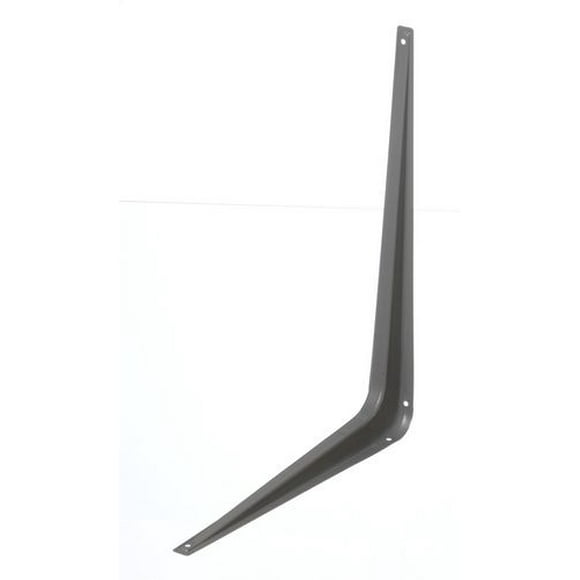 Support de tablette12 po x 14 po gris 1 pièce Les supports de tablettes sont idéals pour le placard, le garage, le cabanon et pour tout besoin en matière d'étagère.