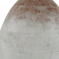 thumbnail image 5 of DecMode 14" Distressed Textured Copper Metal Vase with White Center, 5 of 9