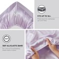 thumbnail image 4 of 6 PCS Queen Luxury Sheet Set Lilac, 4 of 5