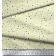 thumbnail image 3 of Soimoi polyester Crepe Fabric Colorful Dots Print Sewing Fabric Yard 52 Inch Wide, 3 of 3