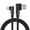 black, variant on Nylon Braided 90 Degree Right Angle Type-C Fast Charging & Data Cable – Durable & Tangle-Free for Phones, Tablets & More