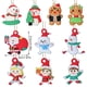 thumbnail image 5 of Cateissary Paquete de 10 colgantes de Navidad DIY Gingerbread Man colgantes herramientas de decoración Año Nuevo adornos de PVC hogar sala de Kits de decoración para fiestas, 5 of 6