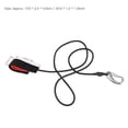 thumbnail image 3 of Herwey Elastic String Boating Kayak Paddle Safety Rod Leash with Carabiner for Paddling,Paddle Leash, Nylon Paddle Leash, 3 of 8