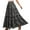 Black., variant on Akafmk Plus Size Womens Skirts,Long Skirts for Women Maxi Boho Skirt,Floral Print Elastic High Waist Tiered Skirts Loose Fitting Vacation Beach Long Skirts
