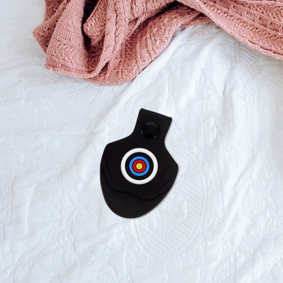 YOSADIER Black Bow Limb Protector Pad with Snap Button for Recurve Bow Hunting Accessories