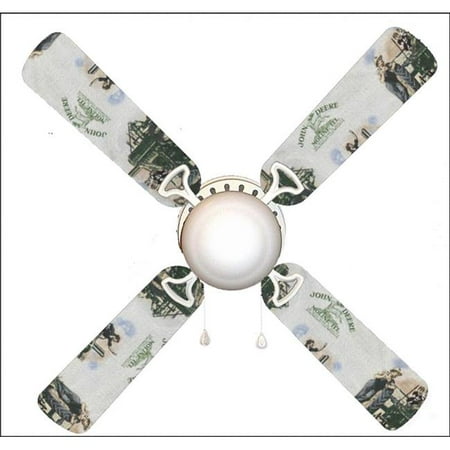 888 Cool Fans F42 0001082 42 In Old Fashion John Deere 4 Blades Ceiling Fan With Schoolhouse Lamp Canada Fashion John Deere 4 Blades Ceiling Fan, John Deere Ceiling Fan