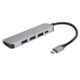 thumbnail image 3 of Qiilu Large‑Capacity Device PD Power Supply Docking Station, Multifunctional Converter Type-C Docking Station, 4-Port Usb3.0 Hub For Type‑C Mobile Phone, 3 of 8