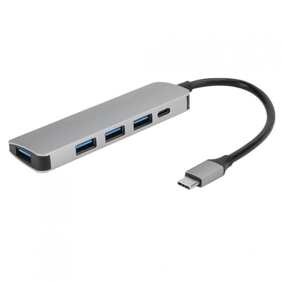 Gupbes 4-Port Usb3.0 Hub Gl3520 PD Power Supply Docking Station, Type-C Expander, For Type‑C Mobile Phone