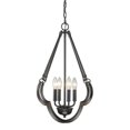 thumbnail image 1 of Golden Lighting 5926-4P ABZ Smithsonian Saxon 4 Light Pendant, Aged Bronze, 1 of 1