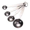 thumbnail image 1 of Shisuyan Teaspoons Measuring Spoon Stainless Steel for Baking in Silver 4pcs, 1 of 8