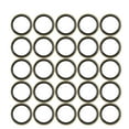 thumbnail image 1 of Unique Bargains 25 Pcs Joints de Rondelle Plats en Bronze Ton sur Drain d'Huile de Voiture, 1 of 4
