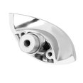 thumbnail image 1 of Half Moon Push Button Latch Furniture Handle For  Cupboard Cabinet Door Lock, 1 of 8