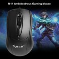 thumbnail image 3 of Ratón para juegos ambidiestro M11, rueda de desplazamiento de 4 vías, ratón para PC de escritorio con cable para ordenador portátil, 3 of 9