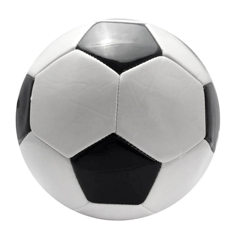 Portable Black White Soccer Ball Replacement Football Outdoor