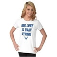 thumbnail image 3 of US Air Force Our Love is USAF Strong Women's T Shirt Ladies Tee Brisco Brands S, 3 of 5