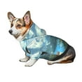 thumbnail image 6 of Uemuo Majestic Eagle Over Castle for Winter Dog Hoodie Sweatshirts with Pockets Warm Dog Clothes for Small Dogs Chihuahua-XX-Large, 6 of 8
