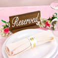 thumbnail image 4 of 12 Pieces Wooden Reserved Signs for Tables Rustic Style Wood Sign Wedding Seating Signs for Wedding Restaurant Receptions Supplies, 4 of 7