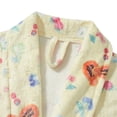 thumbnail image 5 of Women Flannel Robe Home Sleepwear Clothes Floral Print Shawl Collar Bathrobe Kimono Robe with Belt Winter Warm Pajamas, 5 of 5