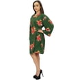 thumbnail image 1 of Bimba Robe à Imprimé Floral pour Femmes Kimono Violet de Mariée Vêtements de Nuit Couverture - 24, 1 of 6