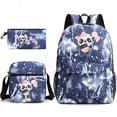 thumbnail image 4 of 3pcs/set Cute Panda Student Backpack Set - Reinforced Shoulder Strap, Large-capacity Computer Backpack, Crossbody Chest Bag & Pencil Case for Outdoor Sports Travel, 4 of 5