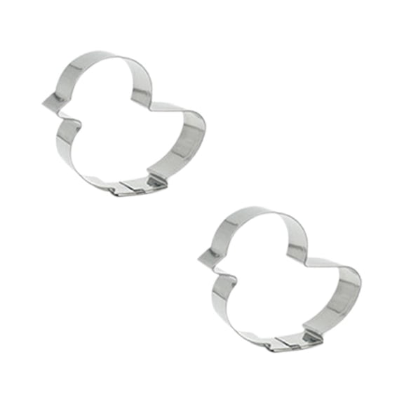 2Pcs Easter Decorations Easter Cookie Cutters Carrot Eggs Bunny Rabbit Chick Shapes Stainless Steel Molds Cake Mould